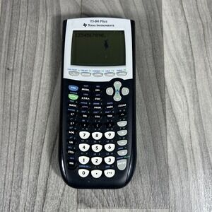 Black Texas Instruments TI-84 Plus TESTED WORKING Spot on Screen